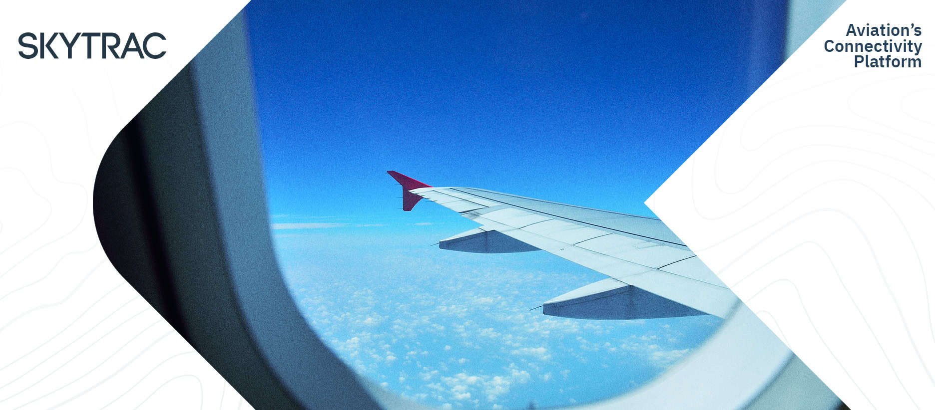 The wing of an airplane as seen through the cabin window