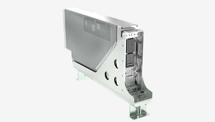 Back Right View of SDL 350™ Broadband Satcom and Onboard Server